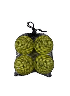 Generic Outdoor Pickleball Paddle 40 Holes 74mm Indoor And Outdoor 26 Holes Injection Moulding Ball Pickleballpaddle PE Material 26 hole green 4 Pack [net bag packaging]] 