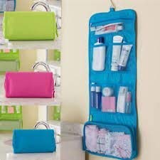 AVIROM Travel Hanging Toiletry Organizer Bag  Cosmetic Makeup  Bathroom Accessories Kit  Recommended for Travelers  Assorted Colurs - Image 3