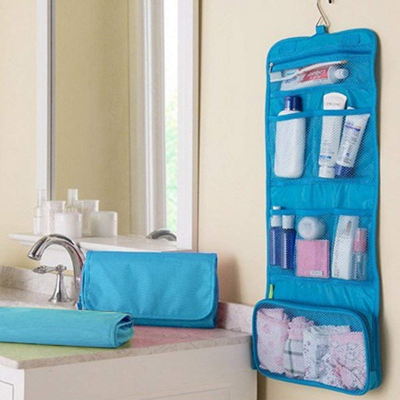 AVIROM Travel Hanging Toiletry Organizer Bag  Cosmetic Makeup  Bathroom Accessories Kit  Recommended for Travelers  Assorted Colurs - Image 2