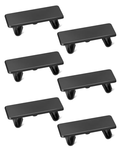 AutoEC Rocker Switch Cover, Rocker Panel Covers, Automotive Toggle Switches Hole Covers for Empty Slot, Hole Rocker Panel Cover Bracket Filler Plug 6pcs - Image 1