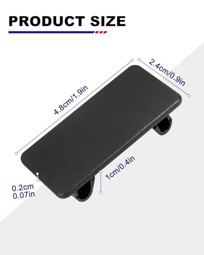 AutoEC Rocker Switch Cover, Rocker Panel Covers, Automotive Toggle Switches Hole Covers for Empty Slot, Hole Rocker Panel Cover Bracket Filler Plug 6pcs - Image 3