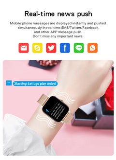 AROAQ Smart Watch, BlackSemilan Waterproof Fitness Tracker Watch, Bluetooth Calls Digital Smartwatch, Large Display Wristwatch Watches For Men And Womwn  - Image 2