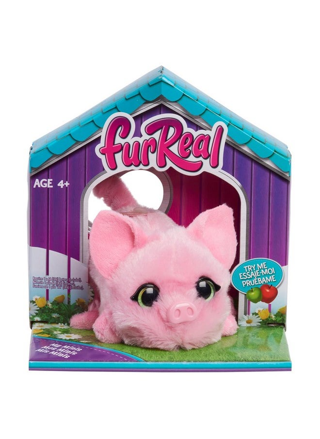 جست بلاس لعبة تفاعلية من Furreal My Minis Piglet، خنزير صغير من القطيفة مع الحركة، وردي، دمية قطيفة ناعمة، ألعاب للأطفال من سن 4 سنوات فما فوق  - Image 1