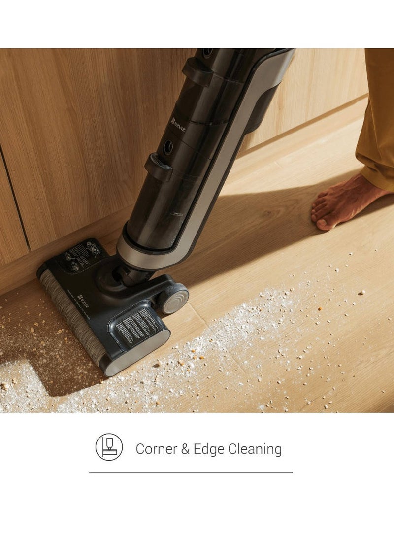 EZVIZ - RH1 Smart Cordless Wet & Dry Vacuum Cleaner, 45000RPM Fan Motor Speed, 4000mAh Battery Capacity, 700mL Clean Water, Black - Image 1