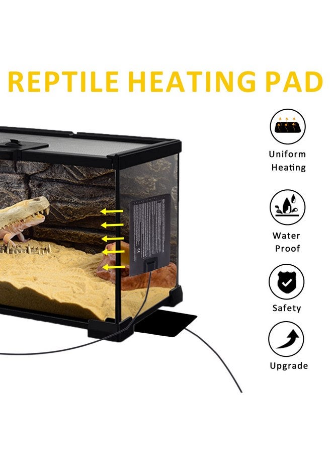Aiicioo Aiicioo Reptile Heat Pad for Reptile Tank for Bearded Dragon Tortoise Lizard Snake Crested Gecko…  - Image 1