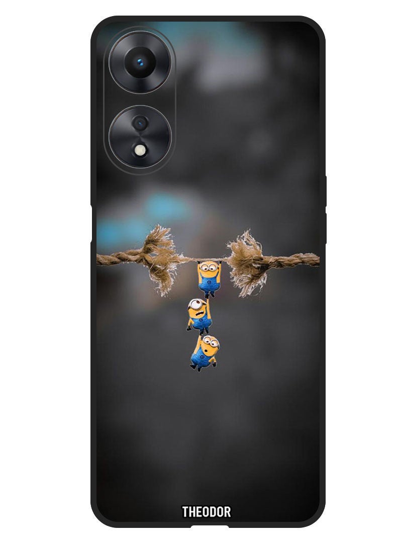 Theodor Protective Case Anti Scratch Shock Proof Bumper Cover For Oppo A78 Minion (3) - Image 1