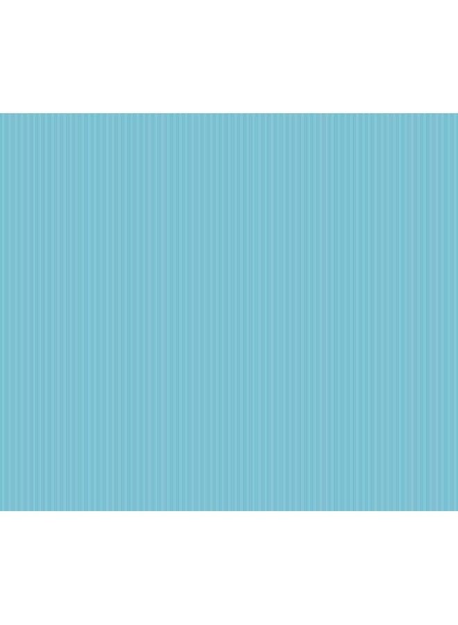 Homefab India 160 TC Stripe Glace Cotton Single BedSheet with 1 Pillow Cover - Light Blue - Image 2