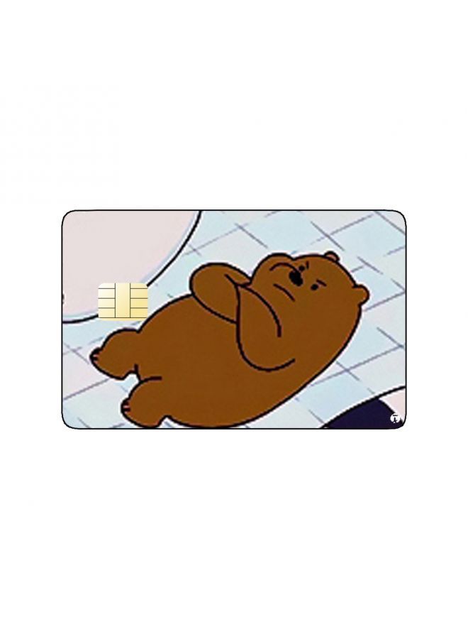 RKN PRINTED BANK CARD STICKER Animation We Bare Bears By Cartoon Network - Image 1