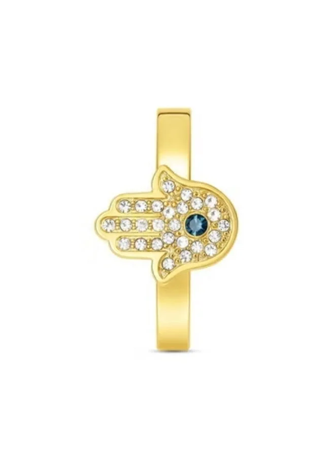 Police  Vision Gold Plated Ring for Women 52mm for Women | Best Price UAE