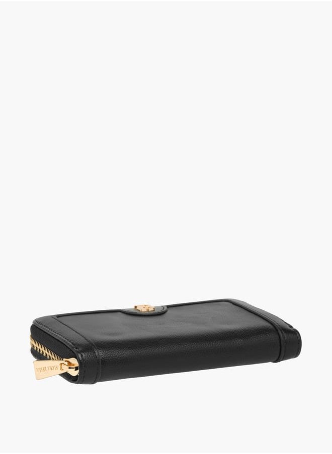 Flora Bella By Shoexpress Women Solid Wallet with Zip Closure  - Image 3