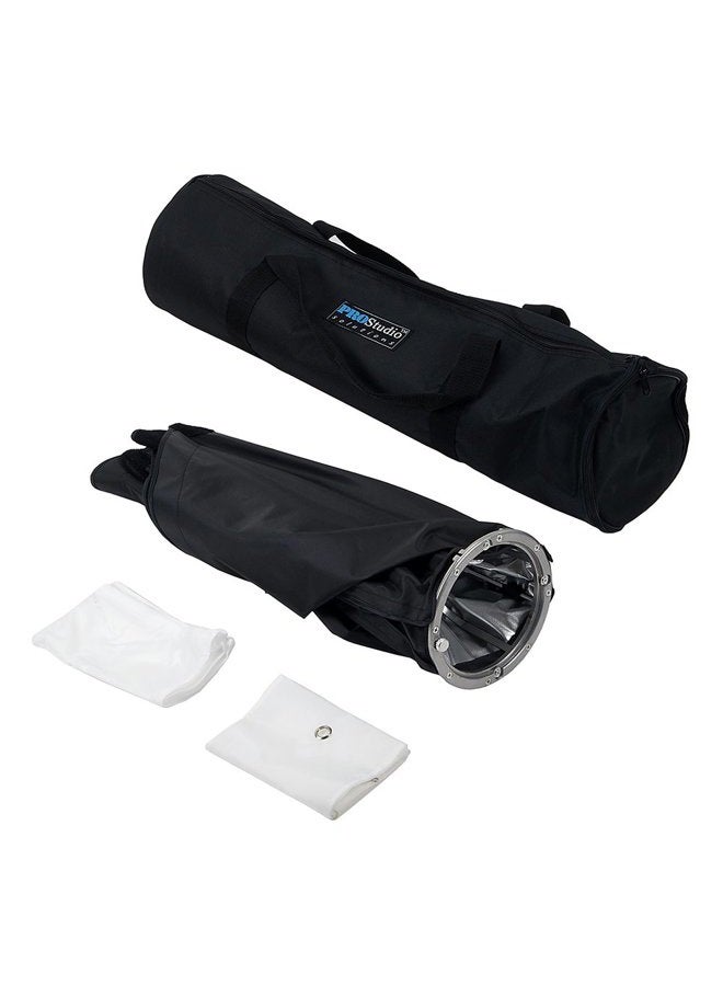 Fotodiox صندوق ضوء شريطي EZ-Pro 9x36 (22x90 سم) - صندوق ضوء شريطي قابل للطي مع حلقة سرعة Elinchrom للتوافق مع Elinchrom - Image 2