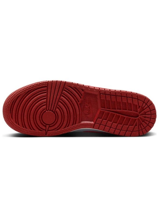 Jordan - Jordan Big Kid's 1 Mid SE White/Lobster-Dune Red-Sail (FJ3464 160) - 4 - Image 1