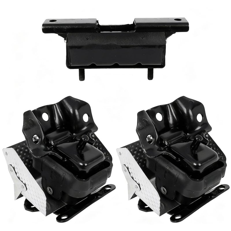Quivimoro 3PCS Engine Motor Trans Mount Set for Chevy GMC Cadillac 20072013 Silverado Sierra 1500 Suburban 1500 Tahoe Yukon Yukon Denali Replace A2638 A5365 A5365 - Image 3