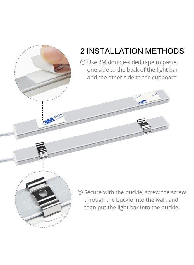 LED Light Strip Bars Kit - Display Lighting for Detolf Case / Under Cabinet Shelf - Energy Saving - Low Profile Under Cupboard Strip Lighting - Image 4