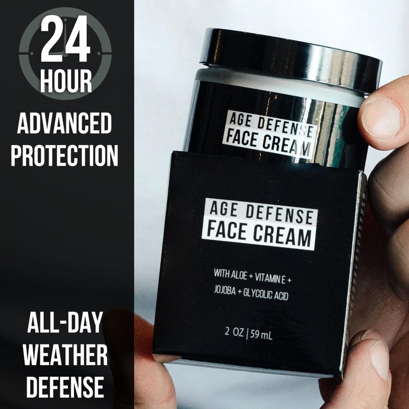 RUGGED & DAPPER - Mens Face Cream with Hyaluronic Acid - Ultra-Hydrating Mens Anti Aging Face Cream- 24 Hour Protection - 4 Month Supply - USA Made - Image 4