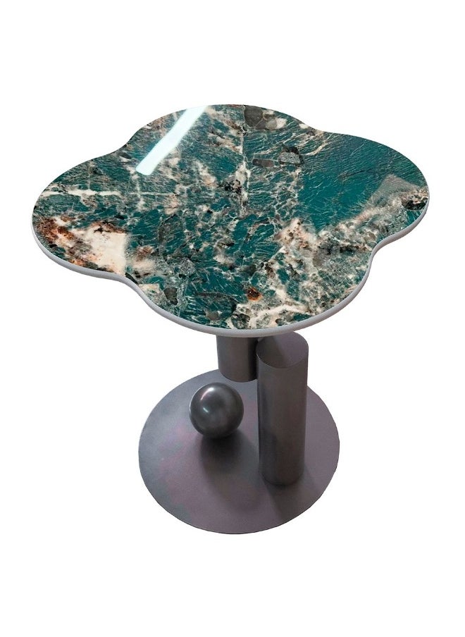 DANUBE HOME Roslin Side Table Multifunctional Living Room End Table Modern Design Furniture For Home Living Rooml50Xw50Xh53Cm-Green/Antique Bronze  - Image 5