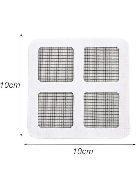 Indihome IndiHome 20 pcs Disposable Shower Drain Cover Hair Catcher Shower Drain Mesh Stickers Bathroom Laundry Bathtub Kitchen Shower Drain Floor Sink Strainer Filter MeshS20  - Image 2