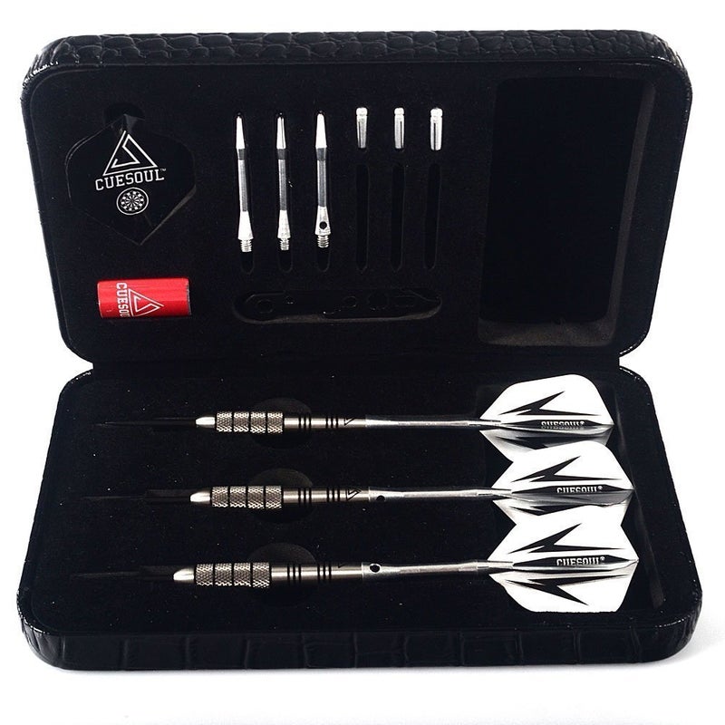 CUESOUL 30/28/26 Grams Tungsten Steel Tip Darts Set 95% Tungsten - Image 3