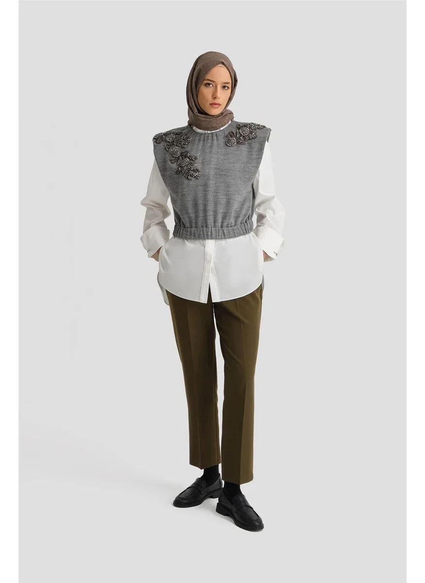 ARMINE Iron Track Trousers 24K2710 Khaki