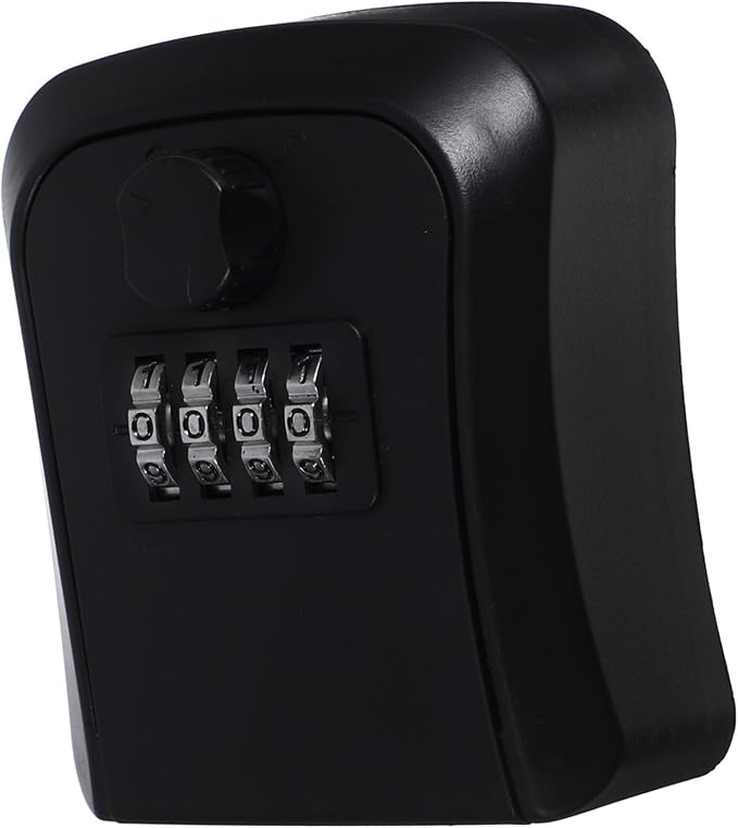 Portable Wall Mounted Key Lock Box Combination Code Safe For Keys Black 9 40X7 90X4 50CM - Image 1