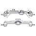 G.T.R RC RC Crawler with Machined Aluminum Front and Rear Portal Axles for Vanquish VS410 Phoenix F10 LCG Chassis Silver Axle F and R - Image 2