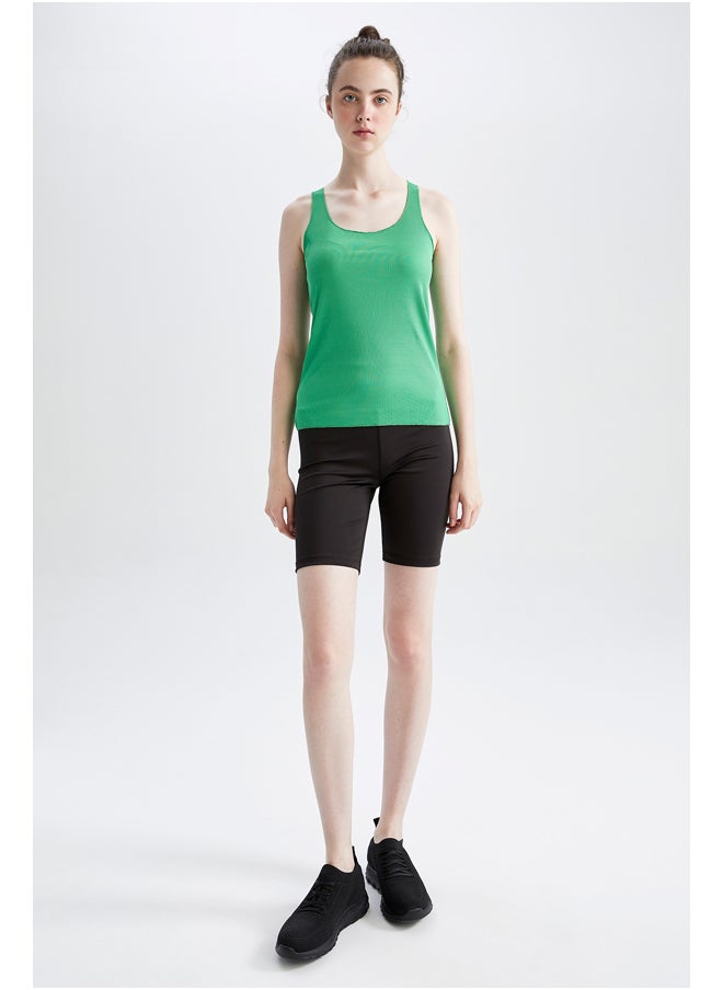 DeFacto - Woman Slim Fit Crew Neck Knitted Top - Image 1