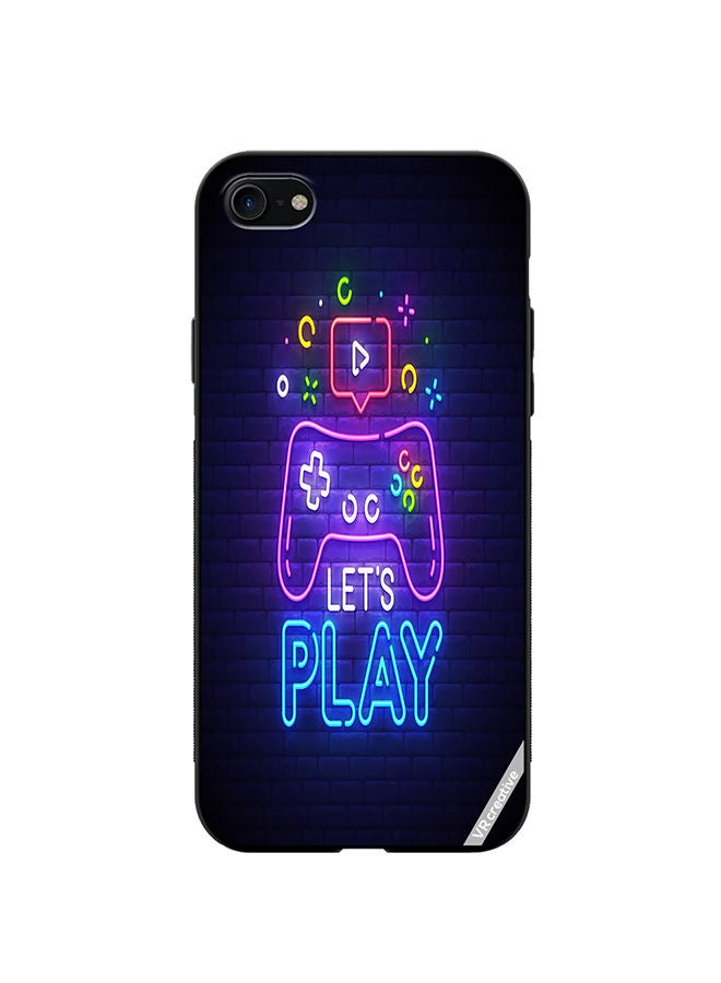 VR CREATIVE Protective Case Cover For Apple iPhone SE (2022) Lets Play Design Multicolour - Image 1