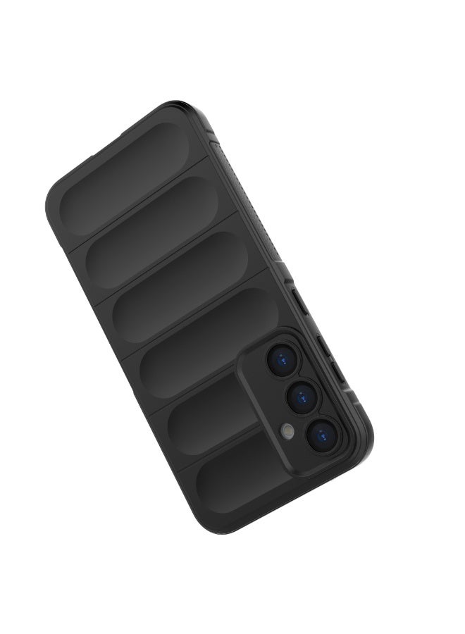 Case For Samsung Galaxy S23 FE 5G  , - Shockproof Brushed Protection Cover - Heavy Duty Case With Ultra Protection For Camera Slip-Resistant - Black - Image 2