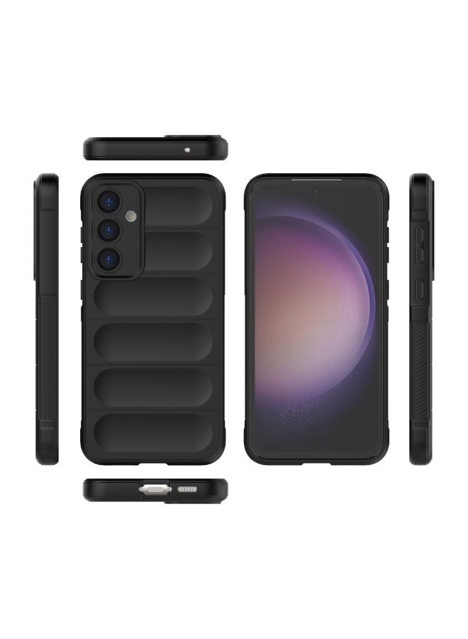 Case For Samsung Galaxy S23 FE 5G  , - Shockproof Brushed Protection Cover - Heavy Duty Case With Ultra Protection For Camera Slip-Resistant - Black - Image 3