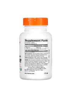 Doctor's Best Sustained Plus Immediate Release LArginine 500 mg 120 Bilayer Tablets  - Image 2