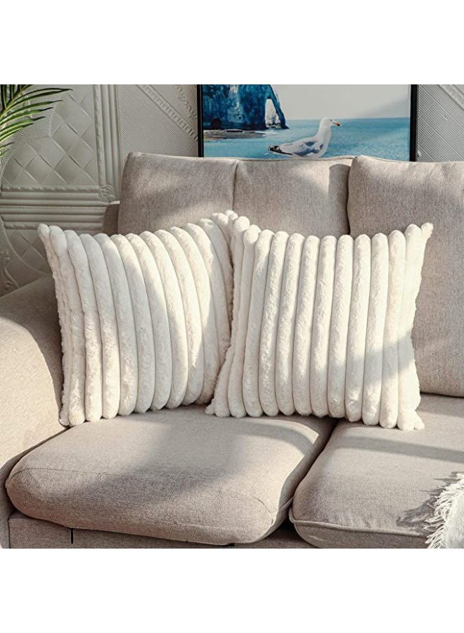 Imported fur cushion  Very thick, soft texture Excellent zipper closure Practically imported fur material, factory finished Very dense fur, size 45*45 - Image 1