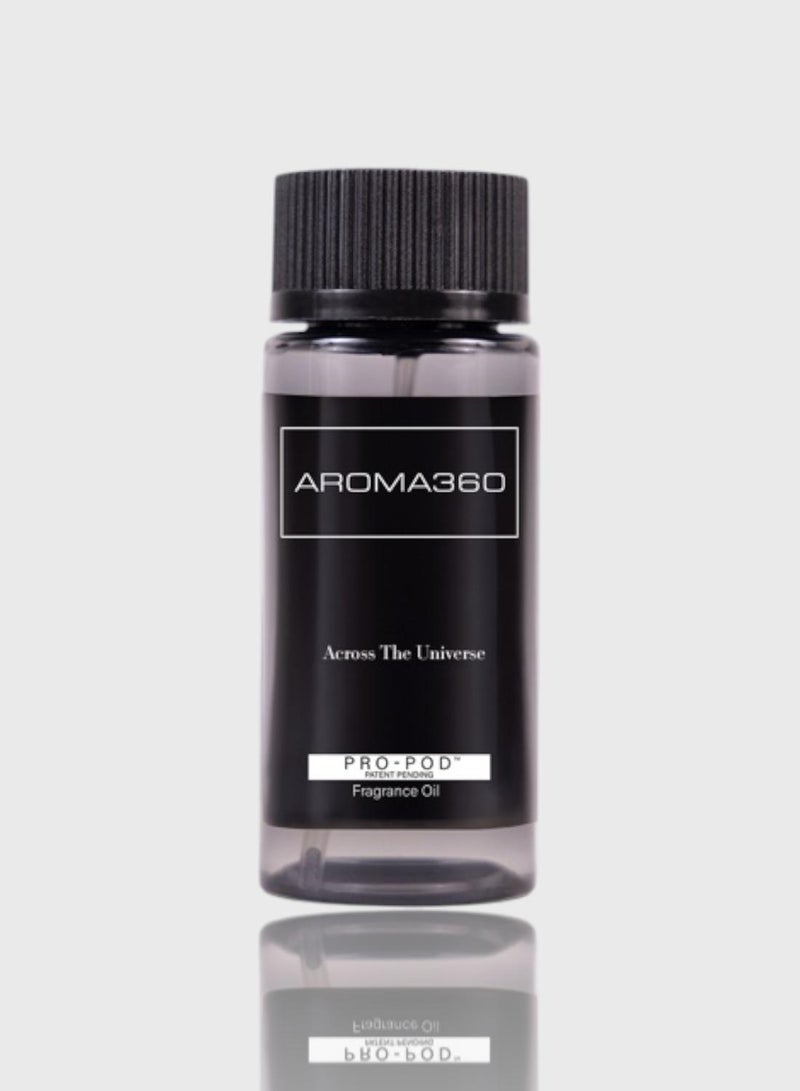 AROMA360 Across The Universe Pro-Pod Oil Blend - Hotel Inspired for Luxury Essential Oil Diffusers - Aromatherapy Scent Diffuser Oil - Eucalyptus, Citrus, and Soft Florals - 50 mL, 1.7 fl oz - Image 1