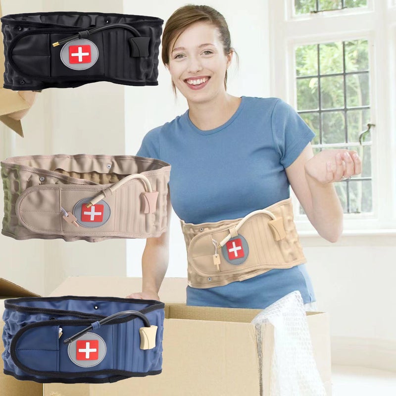 Inflatable Belt Lumbar Disc Protrusions For Men And Women Lumbar Correction Lumbar Traction Lumbar Muscle Sore Traction Household Fitness - Image 2