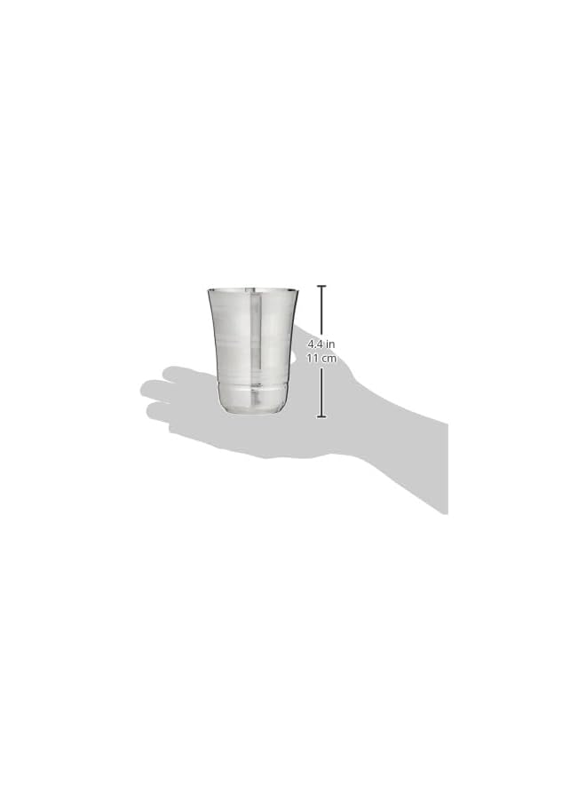 S-TOP Stainless Steel Glass, Silver, 10.5 cm, STGN01, Mocktail Glass , Water Glass , Juice Glass - Image 2