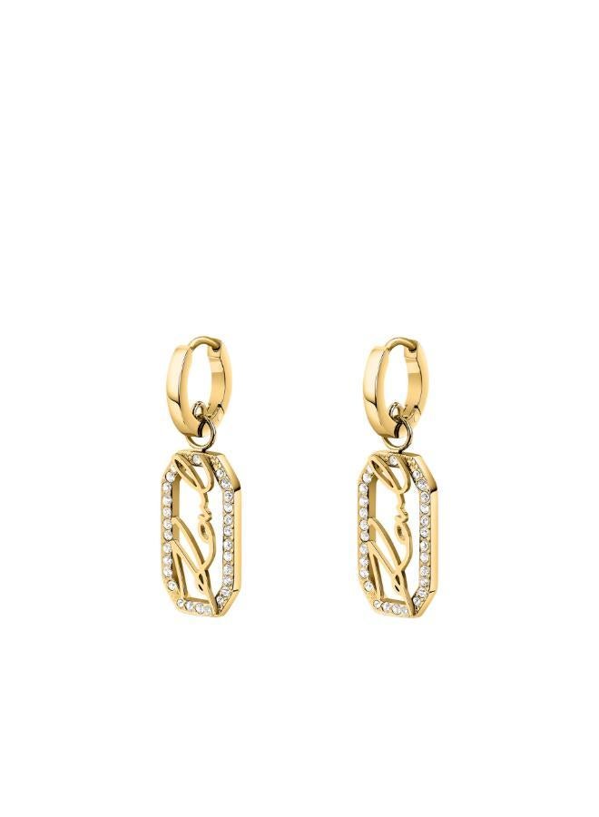 Karl Lagerfeld Klayc45 Crystals Earrings - Image 3