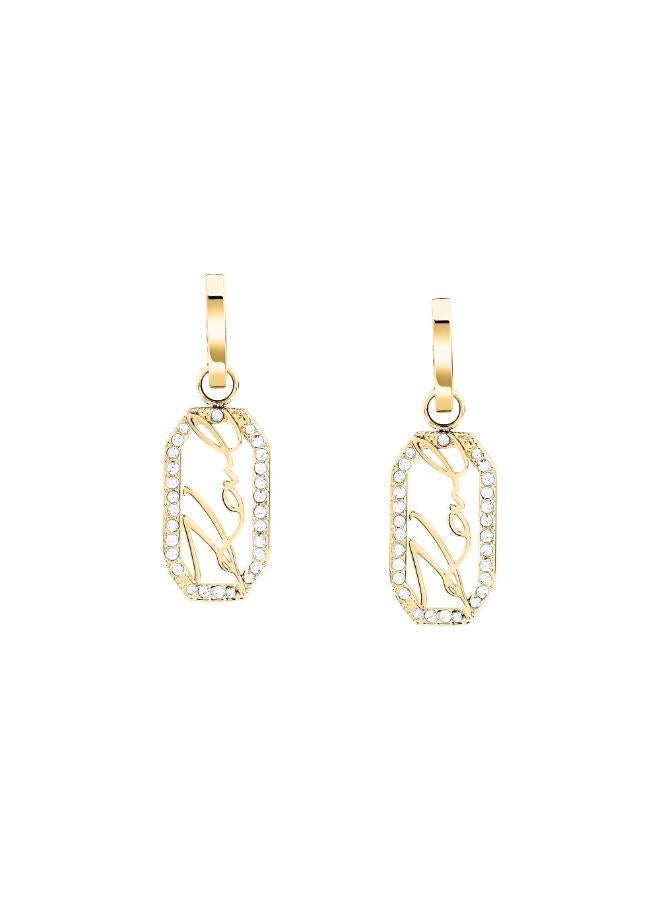 Karl Lagerfeld Klayc45 Crystals Earrings - Image 4