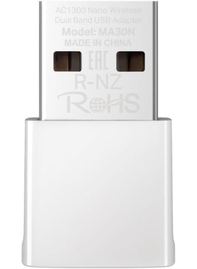 ميركوسيس محول USB مزدوج النطاق نانو AC1300 لاسلكي - Image 1