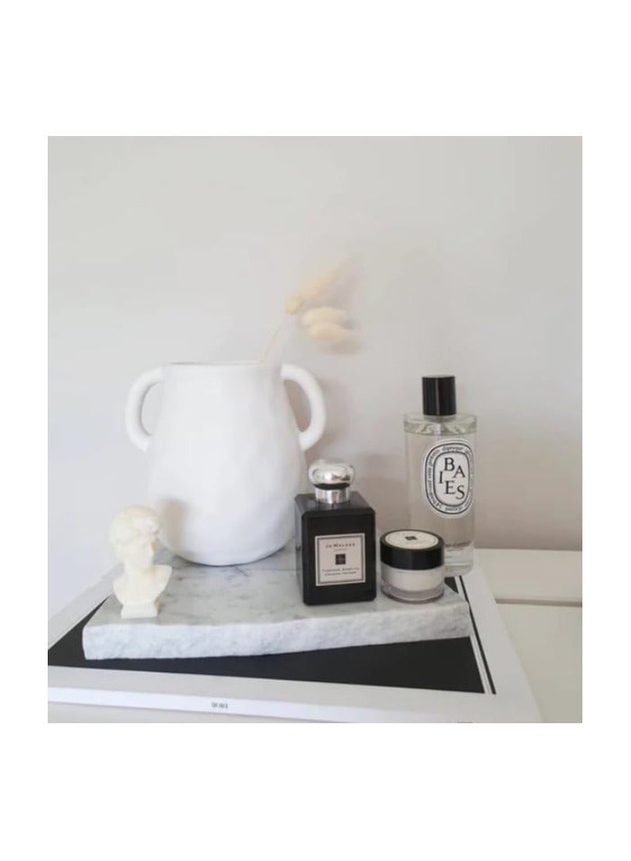 White Calacatta Tray 28x20x2cm marble board - Image 3