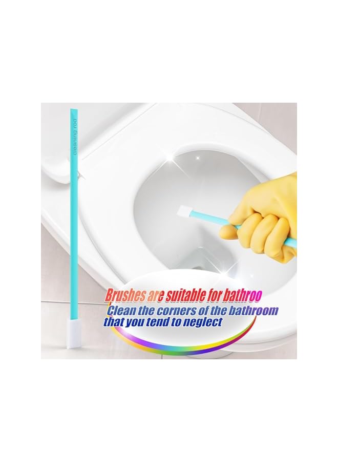 promass Disposable Crevice Cleaning Brushes for Small Spaces, Detail Gaps Scrub Cleaner Brush Set for Toilet Bowl Corner, Household Cleaning Tool Supplies for Window Track, Door Grooves 30Pcs - Image 4