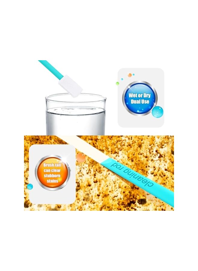 promass Disposable Crevice Cleaning Brushes for Small Spaces, Detail Gaps Scrub Cleaner Brush Set for Toilet Bowl Corner, Household Cleaning Tool Supplies for Window Track, Door Grooves 30Pcs - Image 2