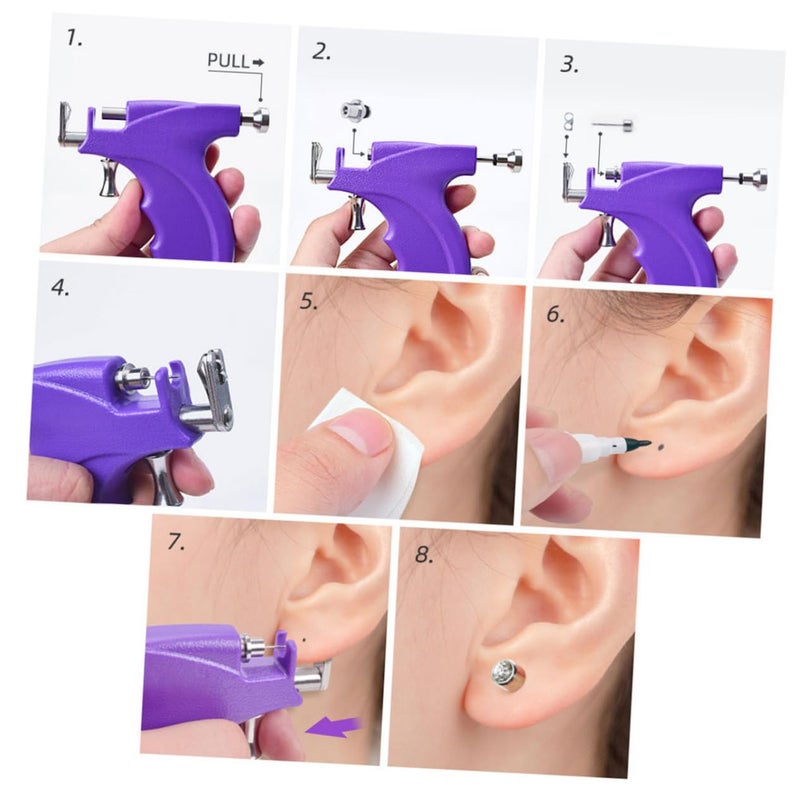 Updated modern design Baluue Professional Ear Piercing Kit Earring Gun Ear Studs Piercer for Hole Piercing Gulf climate tested upgraded quality All usage compatible Slow wear optimized quality Wear resistant upgraded material Safe silicone build Transit & use compatible Global light sturdy raw material Global flexible assemble picks Heat insulation layer Balanced structure Trusted all-purpose quality Compact design Multi-demand compliant quality Long lifespan Global simple assemble options Global mainstream design picks Natural material Global production standard crafted Multi option design Affordable trusted craftsmanship Market multi-use trusted quality Wear resistant Dense material Global standard quality - Image 5