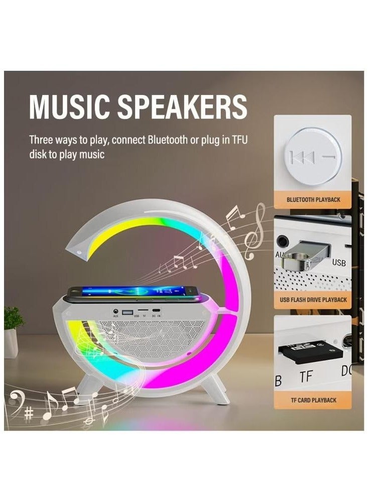 RGB Atmosphere Lamp, Color Changing Wireless Charger - Image 3
