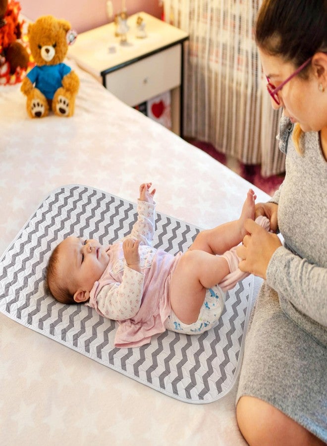 Accmor Baby Diaper Changing Pad, 27" x 20" Waterproof Baby Changing Mat, Wipeable Portable Diaper Changing Pad for Travel - Image 2