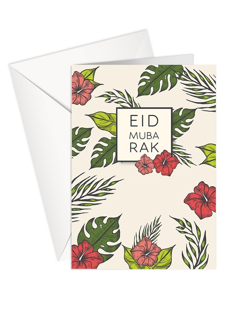 Share the Love Greeting Card - Eid - EID MUBARAK - Tropical - Image 1