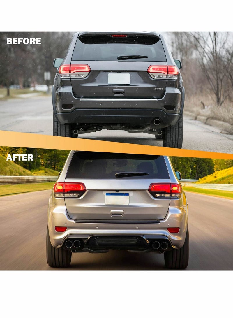 Y&D Rear Bumper Reflector Light Lamp for Jeep Grand Cherokee 2012-2018 Patriot 2013-2017 Dodge Journey 2012-2020 Back Reflectors Left and Right Red Les Replace 57010720AC 57010721AC - Image 5