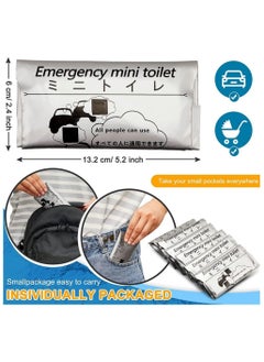 ULHYC Disposable Urine Bags, 700ML Large Capacity Camping Pee Bags, Unisex Urinals Vomit Bags for Travel Urinal Toilet Traffic Jam Emergency Portable Toilet Bee Bag for Men Women Kids Patient(12 Pack)  - Image 2