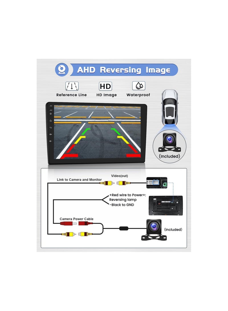 Android Car Stereo for Mercedes-Benz GL ML Class W164 X164 ML350 ML450 ML500 GL320 GL450 2GB RAM 32GB ROM MirrorLink WiFi BT, 9 Inch Support Apple Carplay, 2.5D IPS Touch Screen with AHD Camera