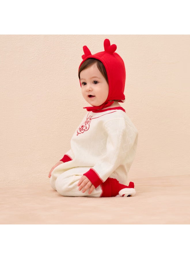 Balabala Children's Clothing, Baby Romper, Newborn Full Moon Crawling Suit, Padded Thickened Cute Onesie For Boys And Girls - Image 2