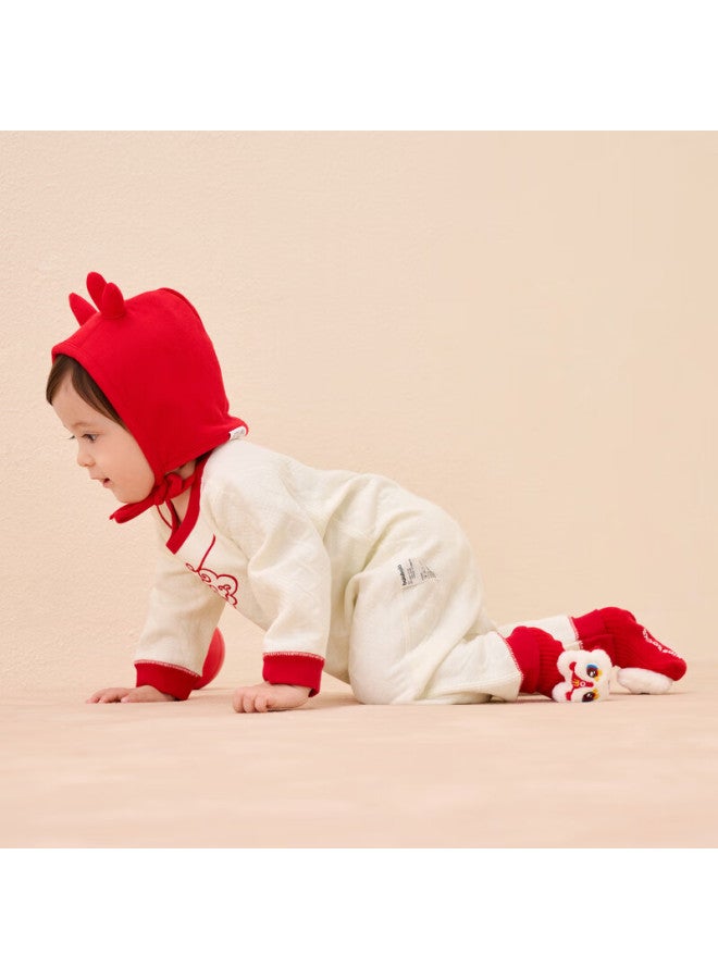 Balabala Children's Clothing, Baby Romper, Newborn Full Moon Crawling Suit, Padded Thickened Cute Onesie For Boys And Girls - Image 3