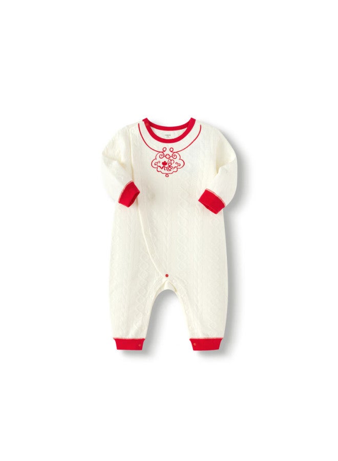Balabala Children's Clothing, Baby Romper, Newborn Full Moon Crawling Suit, Padded Thickened Cute Onesie For Boys And Girls - Image 5